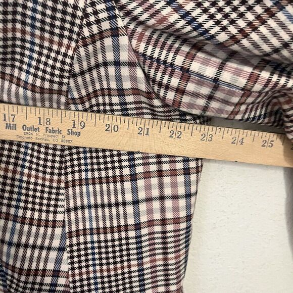 Talbots Blazer Jacket Womens 20W Petite Plus Plaid 1 Button Office Boyfriend - Picture 7 of 8